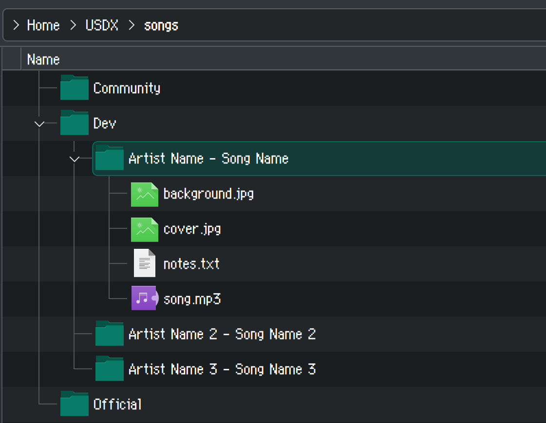 Image: Folder tree
