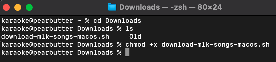 Image: chmod
